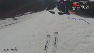 Кругозор-Азау. Утренний спуск по жесткачу.