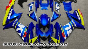 Suzuki GSXR600,750 2011-2017 ||| мотопластик.рф
