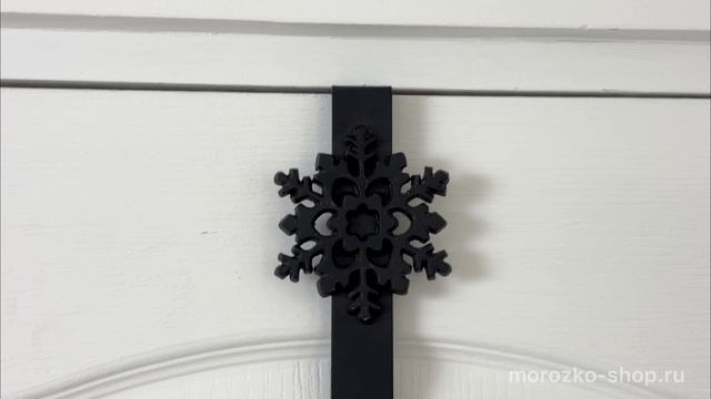 Декоративный крючок для декора ТАЛЛА, металл, чёрный, 38 см, 1159580-1