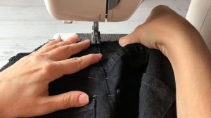 Как ушить джинсы в талии - идеальный чистый способ | How To Make Pants or Jeans Waist Smaller