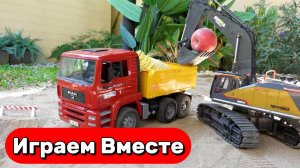 Машинки мультики для детей ! Играем в стройку  ! Игрушки мультики детям !