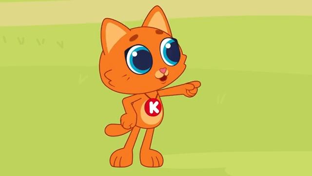 Кнопа творит чудеса! Аня и обезьянка впервые на катке #котеноккнопа #котэ #мультики #анимация.