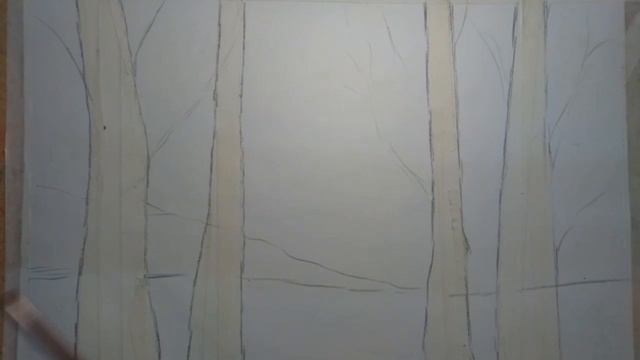 Артемьева Е.А. Рисуем березу