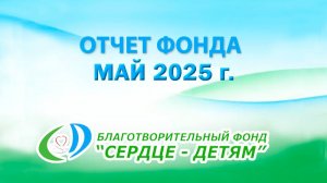 Отчет фонда за май 2025