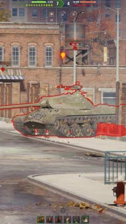 Эйфорический! - FV4005 ➜ 5 Фрагов 9.9K Урона - #shorts #wot #FV4005 #миртанков