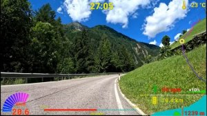 Видео для велотренажёра -  Italy Alps Lake Neves Garmin