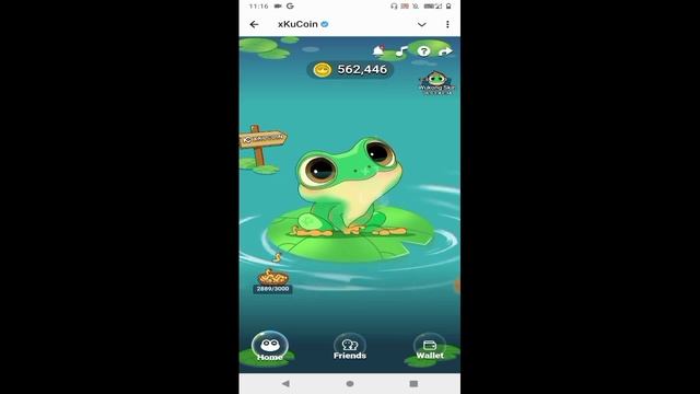 Кликай и Зарабатывай Тапалка/Простой заработок Без вложений в 2024 году /Frog Trader от Биржи KuCoin