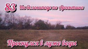 Снова проснулся в луже воды. На велосипеде по Южной Америке. День 83 Аргентина
