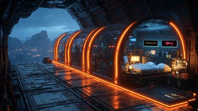 CRYOPOD QUARTERS  Sci-Fi Ambience  Deep Space Ambient Music for Sleep & Focus