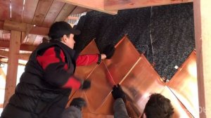 Медная шашка. Ударная работа на кровле команды ROOF SERVICE / copper checker / roofer