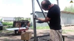 Перевозка профлиста Тележкой Муравей XL 1200 PRO в семье Бровченко