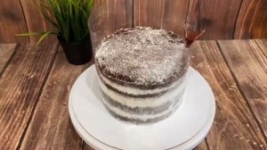 Летний тортик с клубникой.