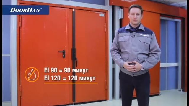 Противопожарные распашные ворота DoorHan