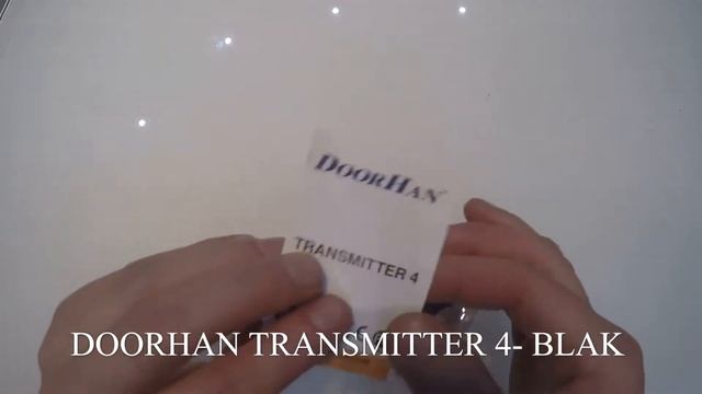 DOORHAN TRANSMITTER 4  BLAK