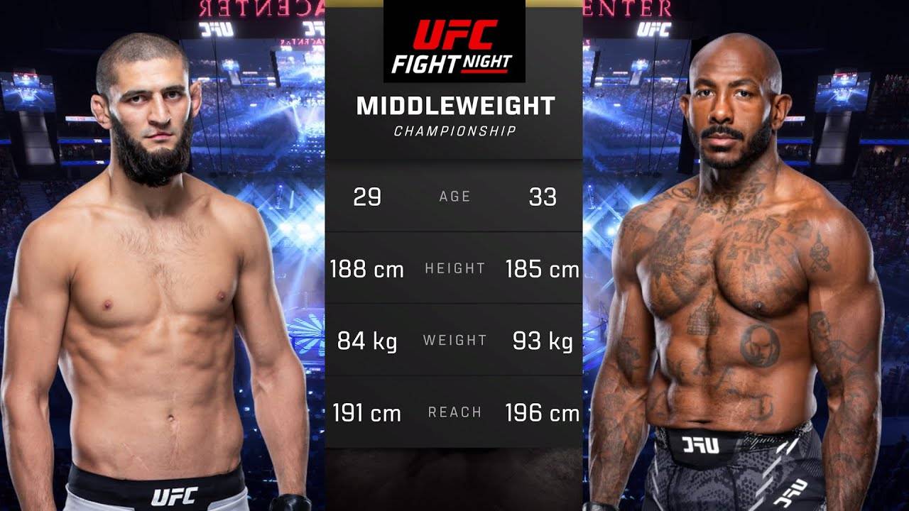 Хамзат Чимаев против Халила Раунтри-младшего. Полный бой - UFC 5