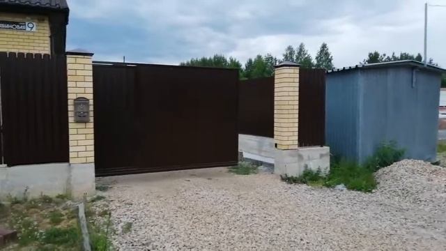 Откатные ворота профлист