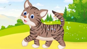 Развивающий мультфильм для детей "Пазлы" (познавательный мультик для малышей). Петушок и кошечка