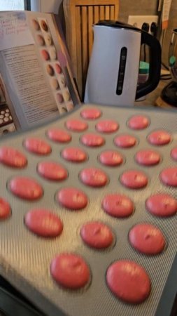Крышечки для Макарон на швейцарской меренге