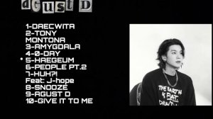 Agust D playlist song