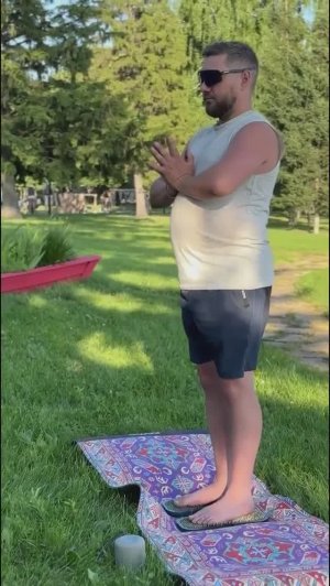 Первый опыт стояния на гвоздях