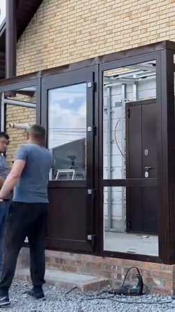 Сени к частному дому. Тамбур ПВХ за 1 день. Без пыли и грязи всего за 250000₽. Под ключ