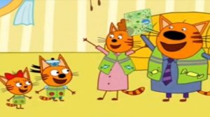 ТРИ КОТА - пазлы - Развивающие мультики для детей