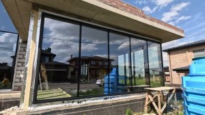 Остекление современного коттеджа