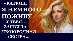 Истории из  жизни.  Катюш, я немного поживу у тебя,  заявила двоюродная  сестра Аудио рассказы