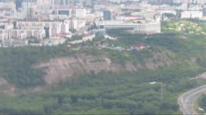 Районы Уфы с самолета