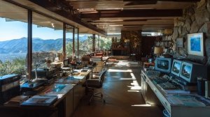 Silent Frequency Sci-Fi Spy Outpost Ambience for Deep Focus & Sleep