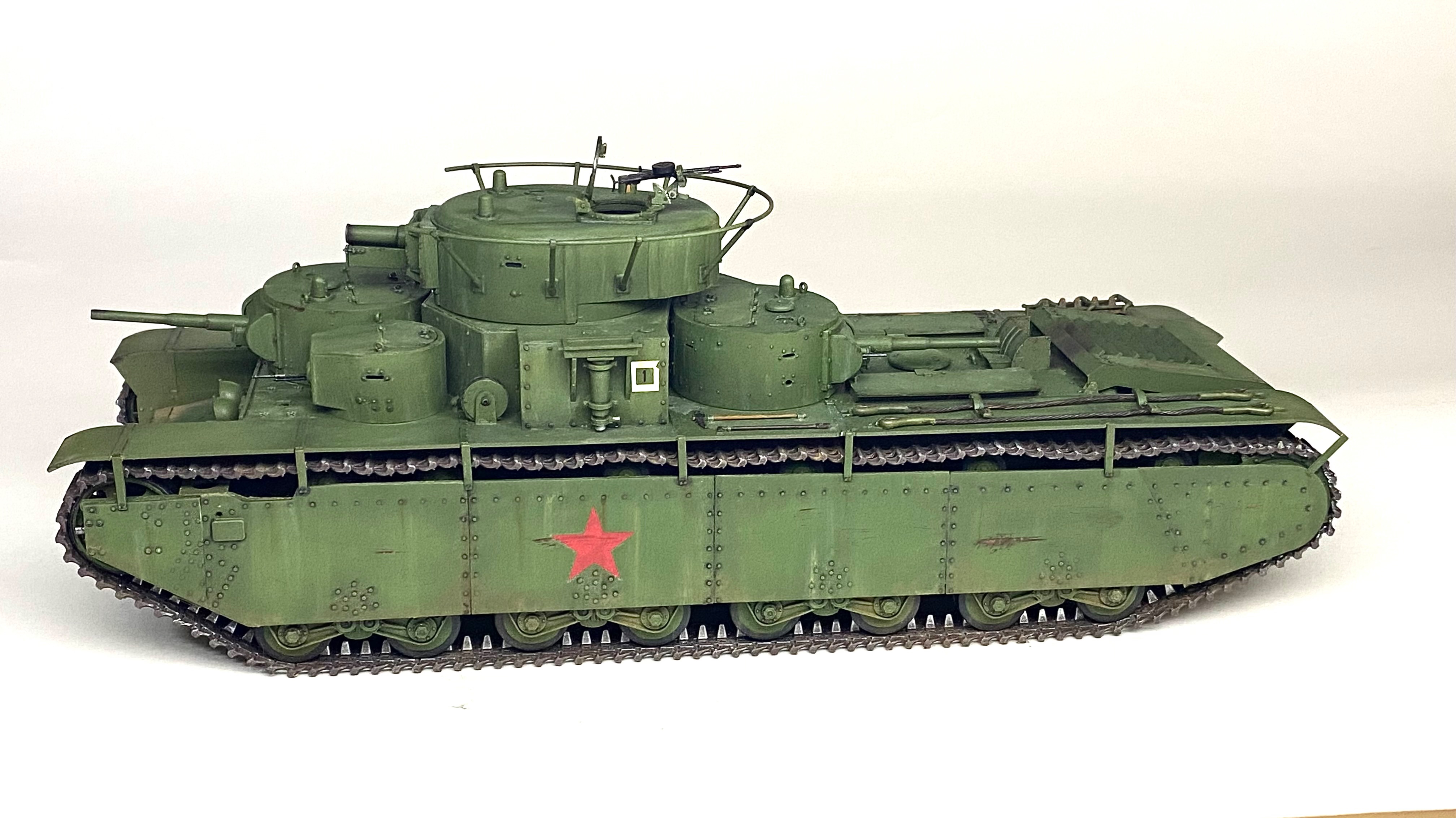 танк т-35 масштаб 1/35