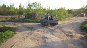 Самодельный вездеход первый выезд