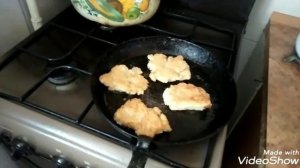 Жарю рисовые лепёшки
