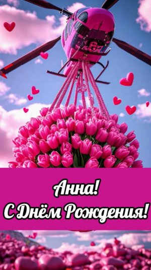 С Днём Рождения, Анна! Музыкальное поздравление