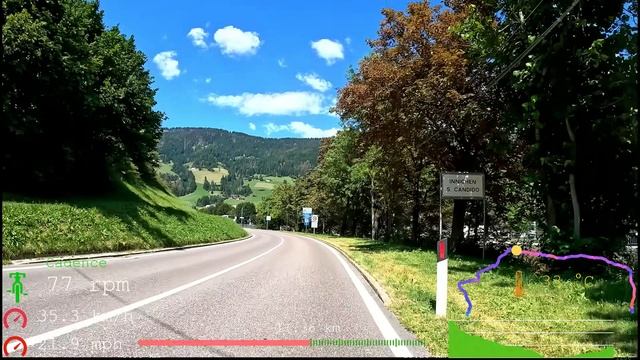 Видео для велотренажёра - Fat Burning Indoor Cycling Dolomites