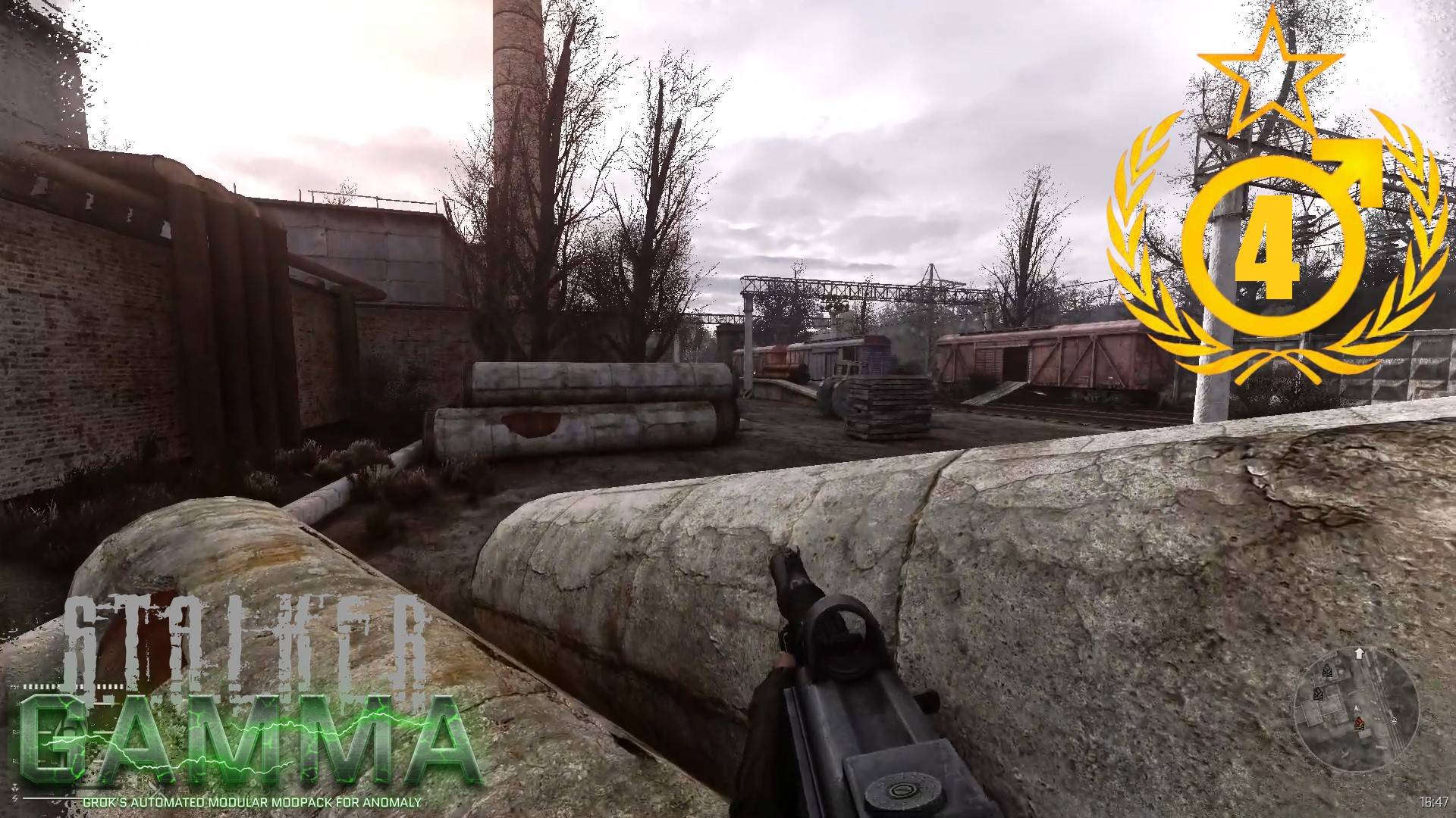 Поход НА Агропром и в Лощину #4 S.T.A.L.K.E.R. Anomaly G.A.M.M.A. 0.9.3