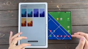Samsung Galaxy Z Fold 3 vs Samsung Galaxy Tab A7 incoming calling