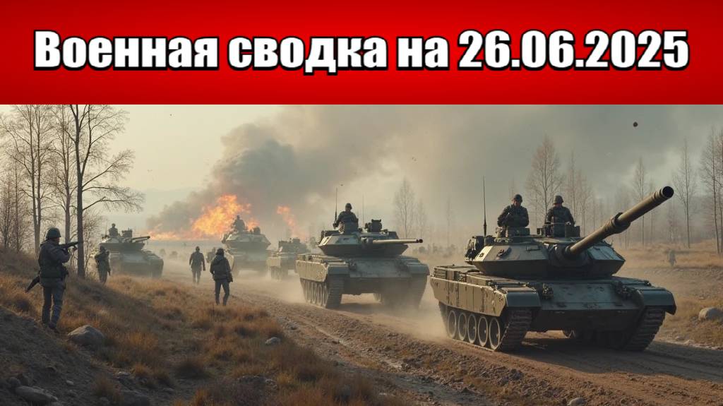 «Идёт жестокий бой: две группировки схлестнулись под Лиманом!»: Военная сводка на 26.06.2025