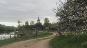 Кинодеревня урочище Лосковское Псковской области май 2024 г.