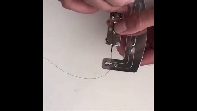 Машина для наматывания лески на крючки