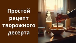 Вкуснейший ПП мусс на твороге за пару минут!