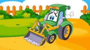 Развивающий мультфильм для детей "Пазлы" (познавательный мультик для малышей) Трактор
