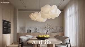 Современная кухня - гостиная, дизайн в стиле  минимализм - 2025 год