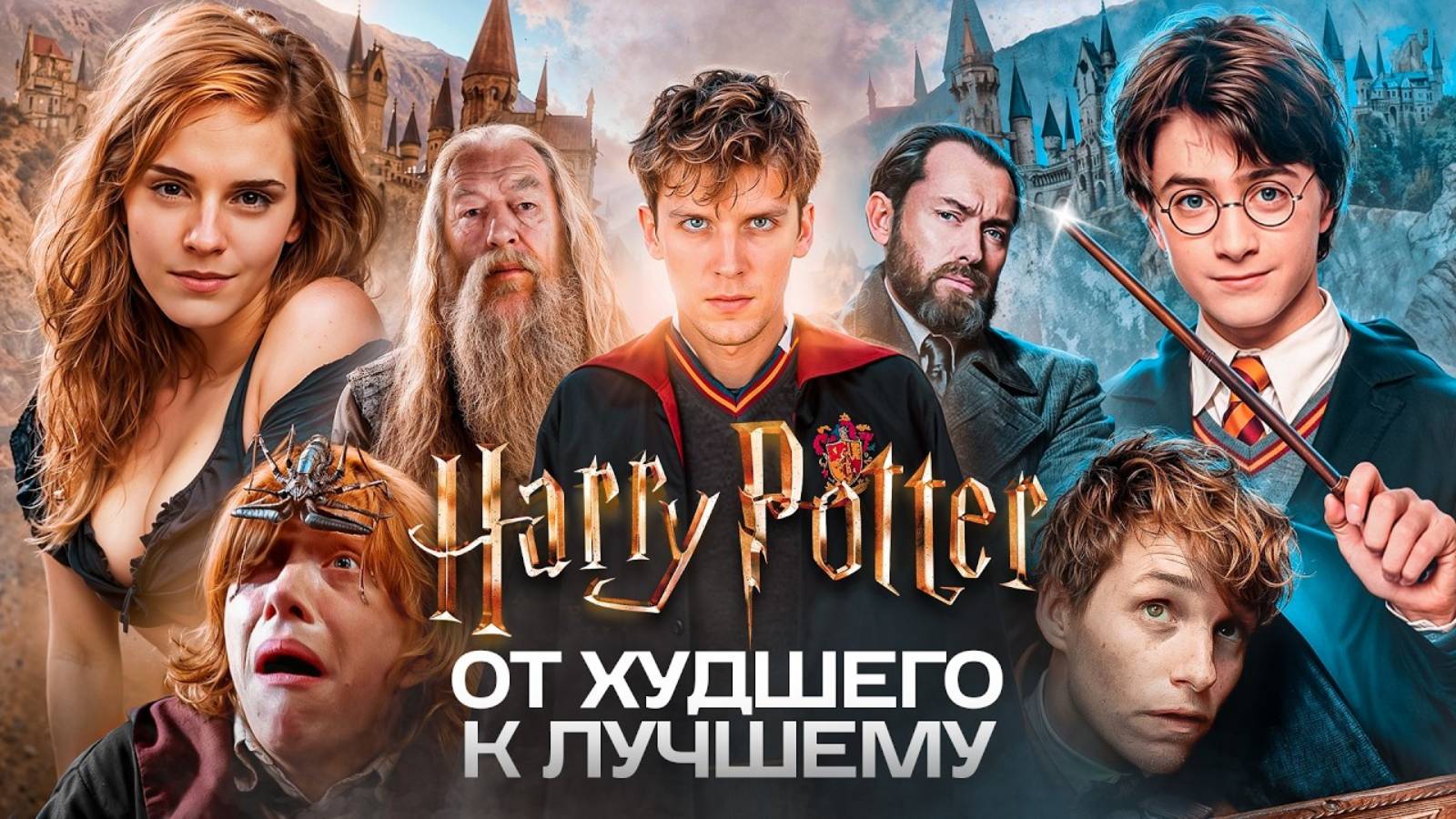 ГАРРИ ПОТТЕР - Полная История | От "Философского камня" до "Тайной Дамблдора"