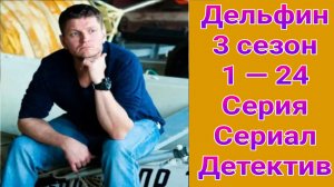 Дельфин 3 сезон 1 — 24 серия , сериал детектив НТВ 2024