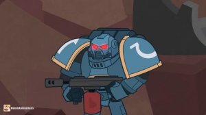 HomeAnimations – Мультики про танки  Праведный гнев ｜ Ультрамарины vs Берсеркеры Кхорна - Мультики п