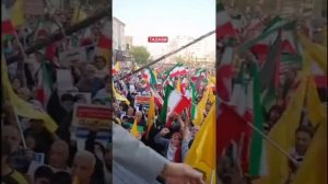 Тем временем в Тегеране началось... празднование победы в войне с Израилем.