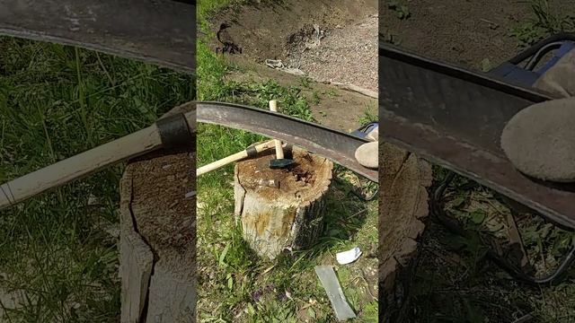 Покос без электро- и бензоинструмента.