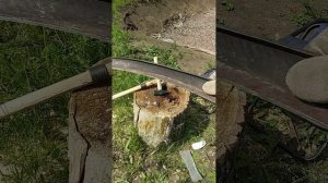 Покос без электро- и бензоинструмента.