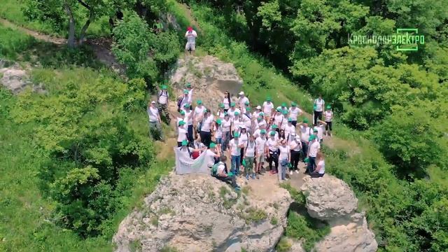 15 лет КраснодарЭлектро! Поход в честь юбилея, видео с квадрокоптера